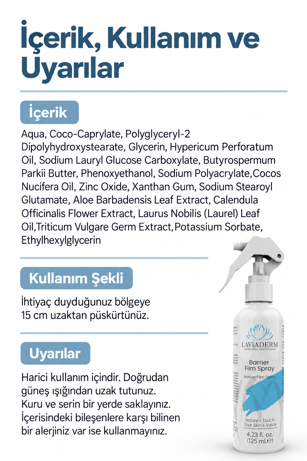Bariyer Film Sprey – Cilt Bakım ve Dış Etkenlere Karşı Destek görsel 5