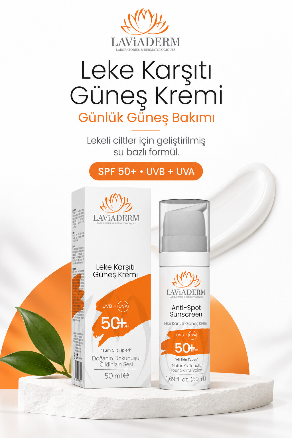Cilt Tonu İçin Doğal Güneş Kremi 50+ SPF görsel 2