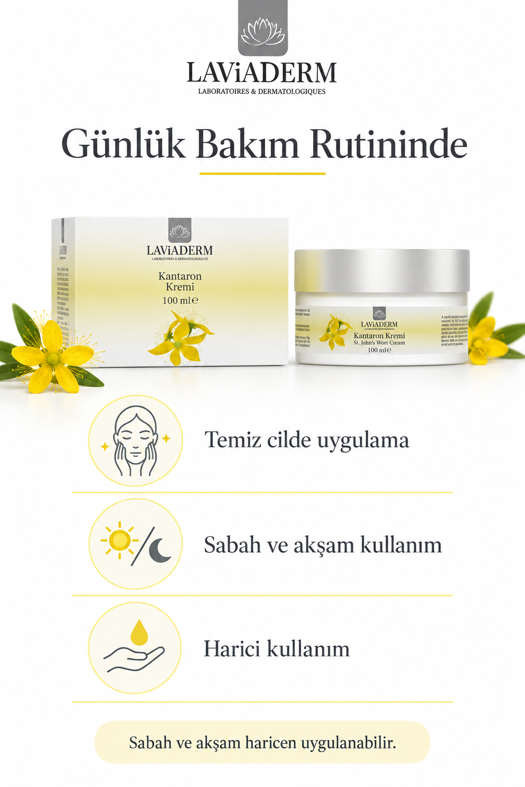 Kantaron İçerikli Bakım Kremi görsel 3