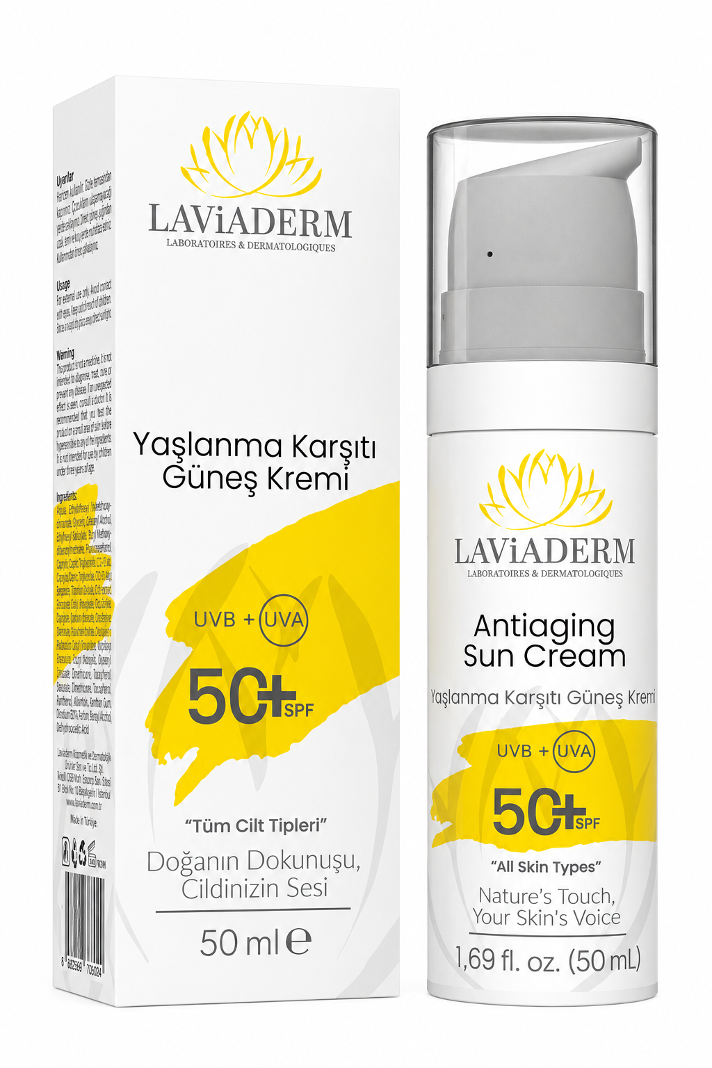 Olgun Ciltler İçin Doğal Güneş Kremi 50+ SPF