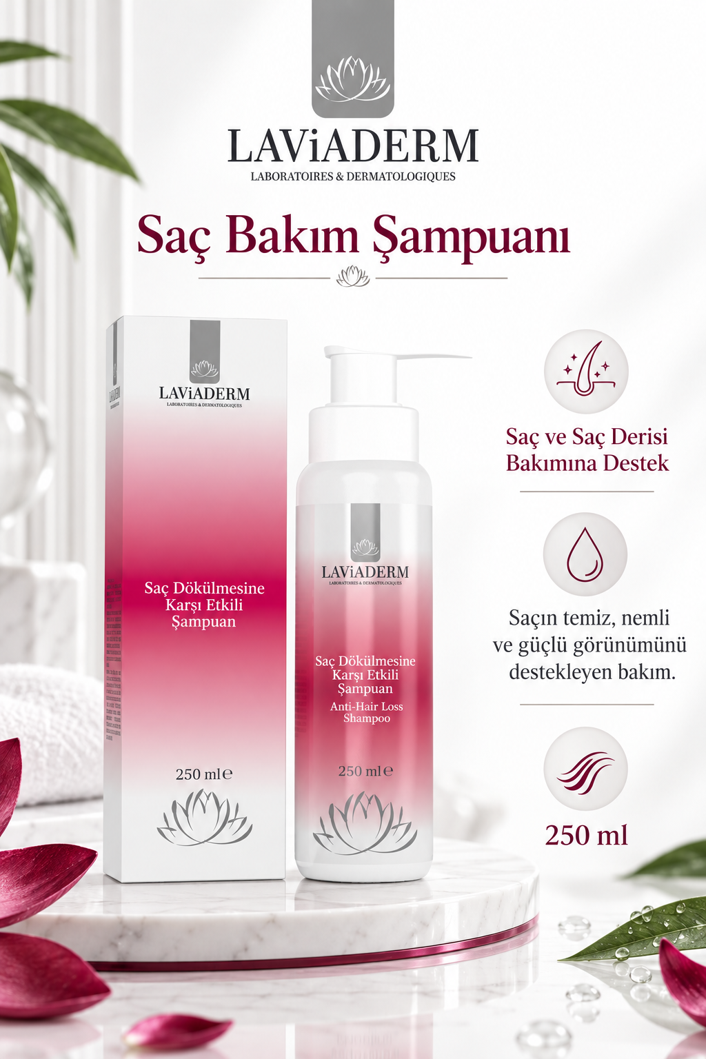 Saç ve Saç Derisi Bakım Şampuanı görsel 2