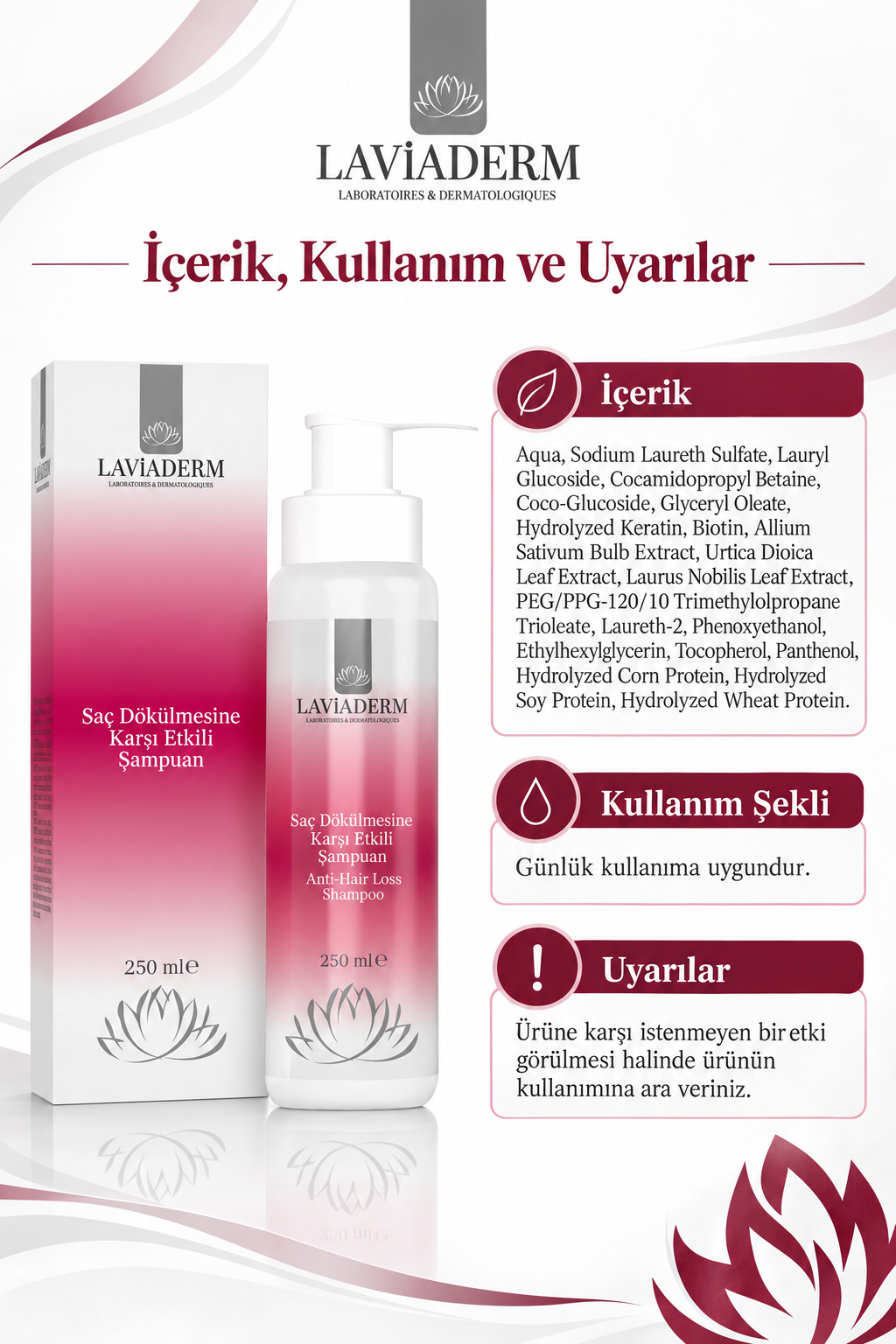 Saç ve Saç Derisi Bakım Şampuanı görsel 5