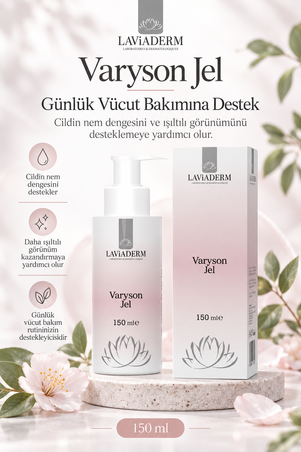Varyson Bacak Bakım Jeli görsel 2